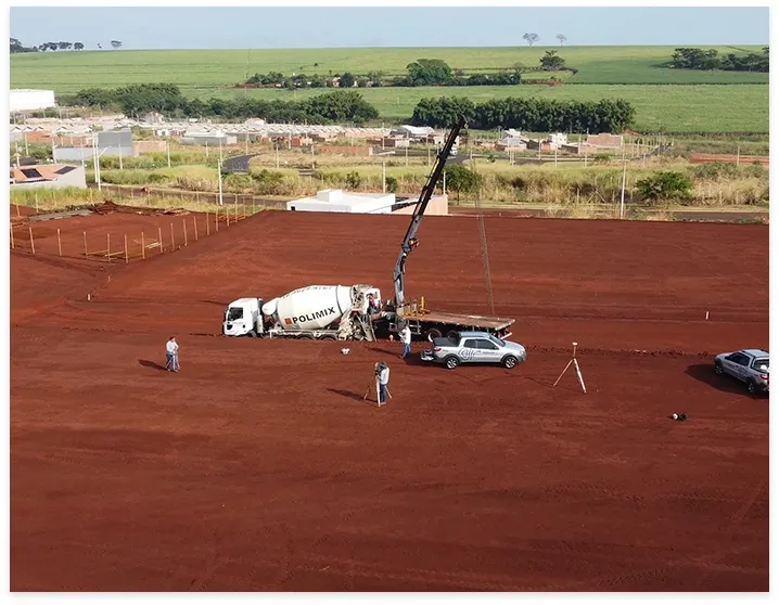 Demarcação de obra